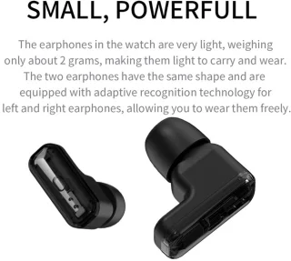 WizBay Premium Select 1.39" 2in1 Sport Smartwatch Zwart