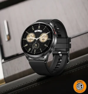 WizBay Premium Select 1.39" 2in1 Sport Smartwatch Zwart
