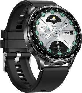 WizBay Premium Select 1.39" 2in1 Sport Smartwatch Zwart