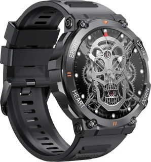 WizBay Premium Select 1.39 inch HD TFT Smartwatch Zwart