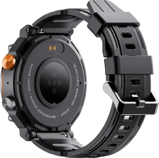 WizBay Premium Select 1.39" Smartwatch Mat Zilver RVS Zwart