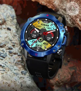 WizBay Premium Select 1.39inch Sport Smartwatch Zwart