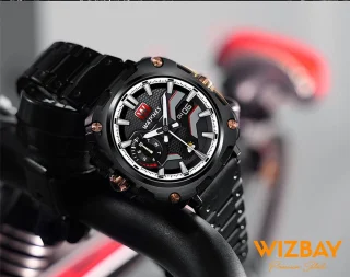 WizBay Premium Select 1.43" AMOLED Smartwatch Zwart RVS Band