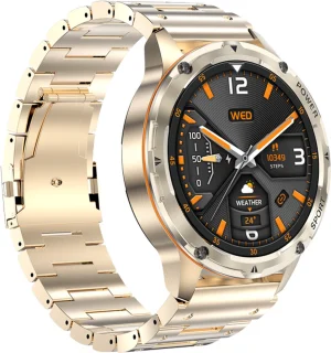 WizBay Premium Select 1,43 inch AMOLED Smartwatch Mat Goud