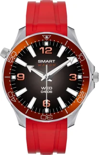 WizBay Premium Select 1.53 inch HD TFT Smartwatch Zilver