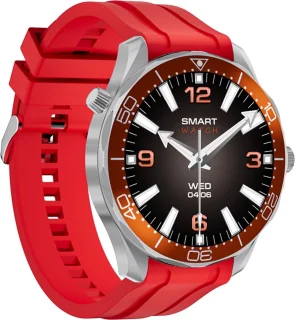 WizBay Premium Select 1.53 inch HD TFT Smartwatch Zilver