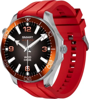 WizBay Premium Select 1.53 inch HD TFT Smartwatch Zilver