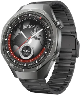 WizBay Premium Select 1.53 inch TFT Smartwatch Obsidiaan Zwart