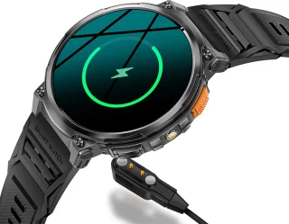WizBay Premium Select 1.83" HD TFT Smartwatch Zwart