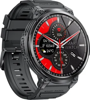 WizBay Premium Select 1.83" HD TFT Smartwatch Zwart