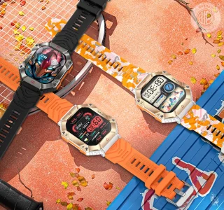 WizBay Premium Select 2.0 inch HD TFT Smartwatch Mat Grijs Zwart