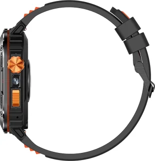 WizBay Premium Select 2.00 inch HD TFR Smartwatch Zwart Oranje