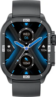 WizBay Premium Select 2.06 inch AMOLED Smartwatch Black
