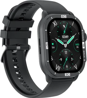 WizBay Premium Select 2.06 inch AMOLED Smartwatch Black