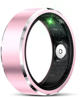 WizBay Premium Select® Aluminium Pink Blush Smart Ring - Maat #9