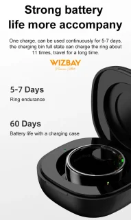 WizBay Premium Select Aluminium Smart Ring #11 Dark Grey