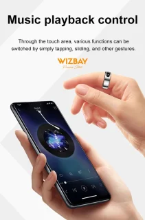 WizBay Premium Select Aluminium Smart Ring #11 Dark Grey