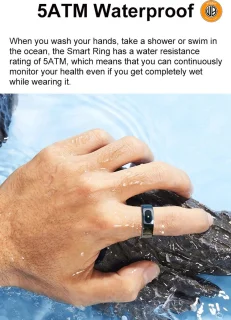 WizBay Premium Select Aluminium Smart Ring #11 Dark Grey