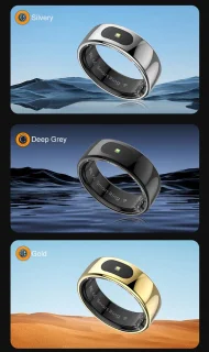 WizBay Premium Select Aluminium Smart Ring #11 Dark Grey