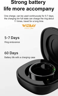WizBay Premium Select Aluminium Zilver Smart Ring #9