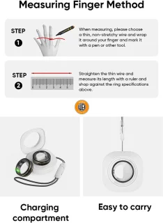WizBay Premium Select Aluminium Zilver Smart Ring #9