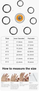 WizBay Premium Select Aluminium Zilver Smart Ring #9