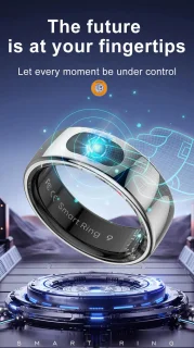 WizBay Premium Select Aluminium Zilver Smart Ring #9