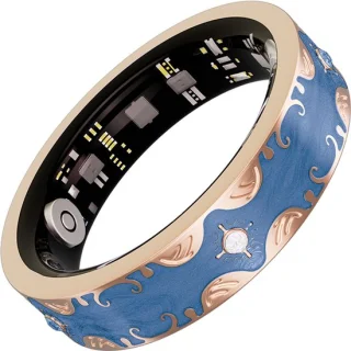 WizBay Premium Select Bohemian Sapphire Blue Smart Ring 2026 – Maat 10