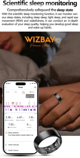 WizBay Premium Select FlashSense Smart Ring Zwart #10
