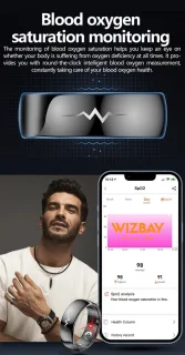 WizBay Premium Select FlashSense Smart Ring Zwart #10