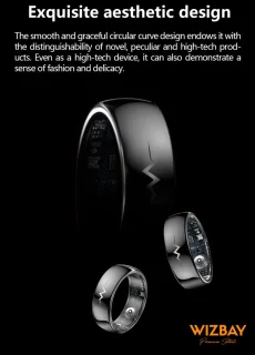 WizBay Premium Select FlashSense Smart Ring Zwart #10