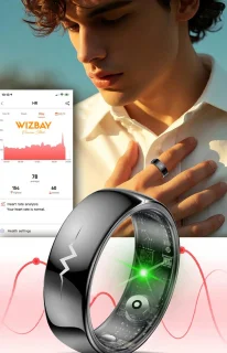 WizBay Premium Select FlashSense Smart Ring Zwart #10