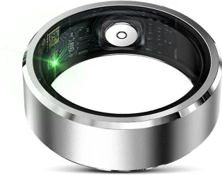 WizBay Premium Select Smart Ring Aluminium Zilver Blush - Maat 8