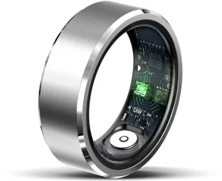WizBay Premium Select Smart Ring Aluminium Zilver Blush - Maat 8