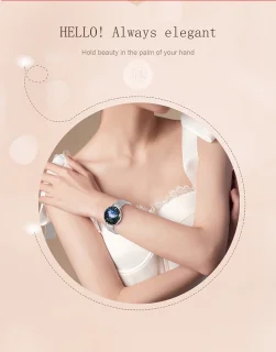 WizBay Premium Select Smartwatch 1.19" Zilveren Band