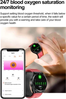 WizBay Premium Select Smartwatch 1.32" Zwart TPU