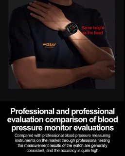 WizBay Premium Select Smartwatch 1.32" Zwart TPU