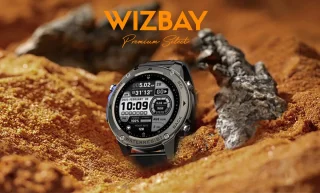 WizBay Premium Select Smartwatch 1.43 AMOLED Zwart