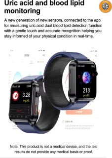 WizBay Premium Select Smartwatch 1.92 inch Zwart TPU Band