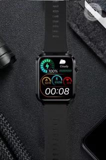 WizBay Premium Select Smartwatch 1.92 inch Zwart TPU Band