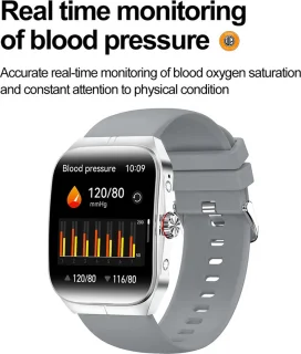 WizBay Premium Select Smartwatch 1.95" AMOLED Zwart