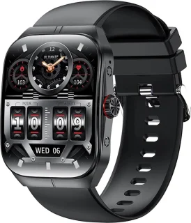 WizBay Premium Select Smartwatch 1.95" AMOLED Zwart