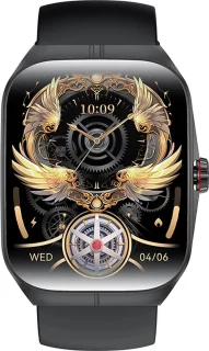 WizBay Premium Select Smartwatch 1.95" AMOLED Zwart