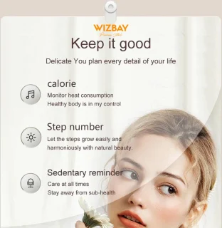 WizBay Premium Select Smartwatch Gold Case TPU Band