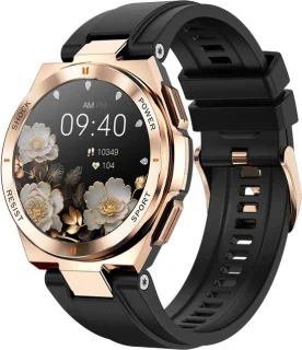 WizBay Premium Select Smartwatch Gold Case TPU Band