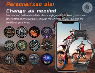 WizBay Premium Select® Smartwatch Zwart