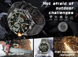 WizBay Premium Select® Smartwatch Zwart