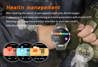 WizBay Premium Select® Smartwatch Zwart