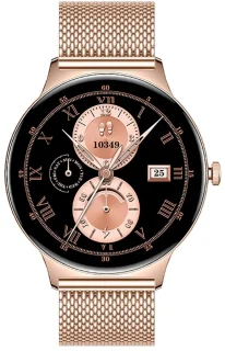 WizBay Premium Select Ultra Dunne Smartwatch 1.42 inch Goud