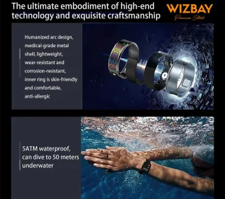 WizBay Premium Select Zwart Color LED Smart Ring